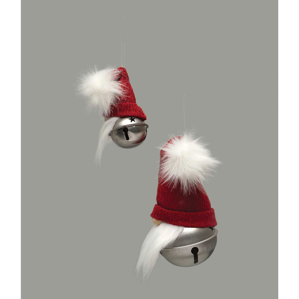 b50 GNOME JINGLE BELL BURGUNDY 3.5 IN X 12 IN POLYESTER - Click Image to Close